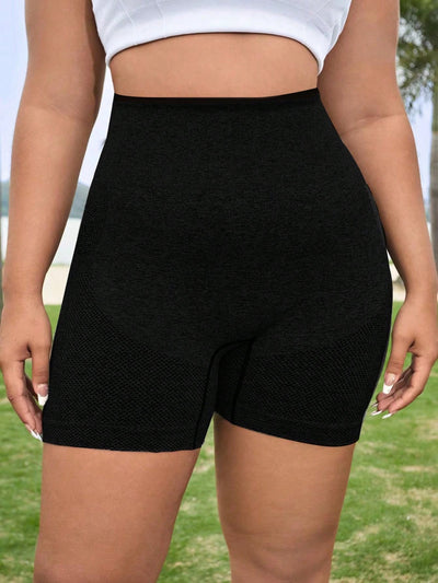 Plus Size Ultra High Waist Active Biker Shorts