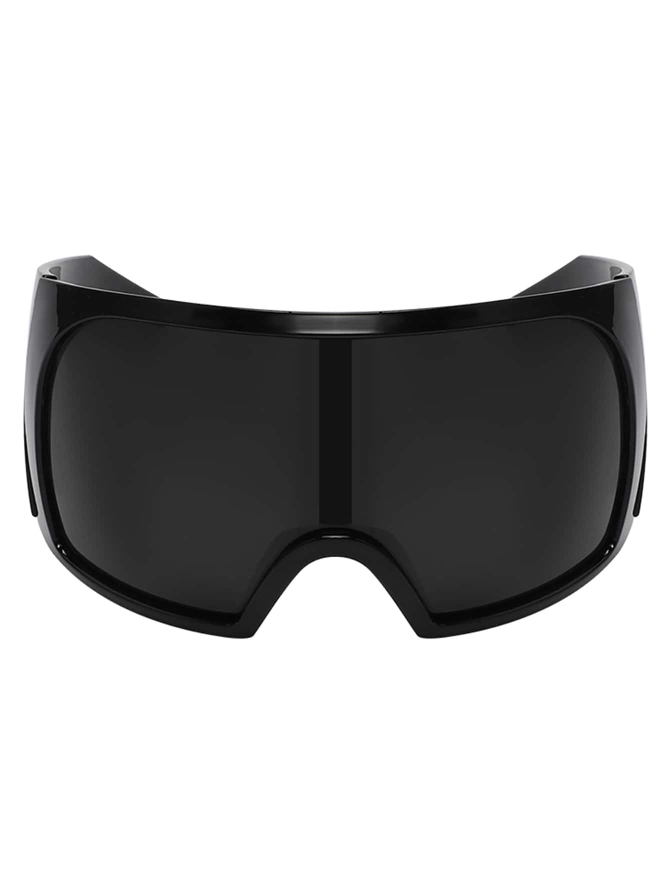 Chic Oversized Face Mask & Stylish Glasses Set