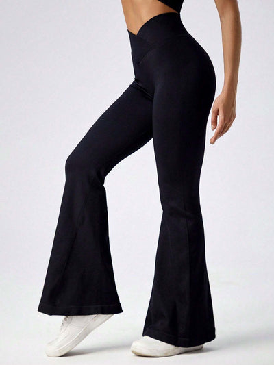 High Rise Flare Yoga Pants with Butt Lift