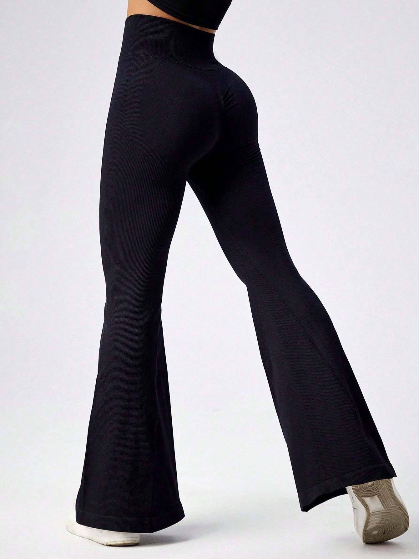 High Rise Flare Yoga Pants with Butt Lift
