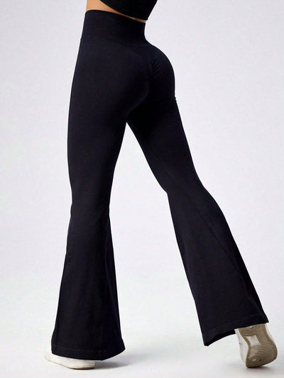 High Rise Flare Yoga Pants with Butt Lift