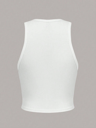 Chic Figure Print Slim Fit Tank Top for Women
