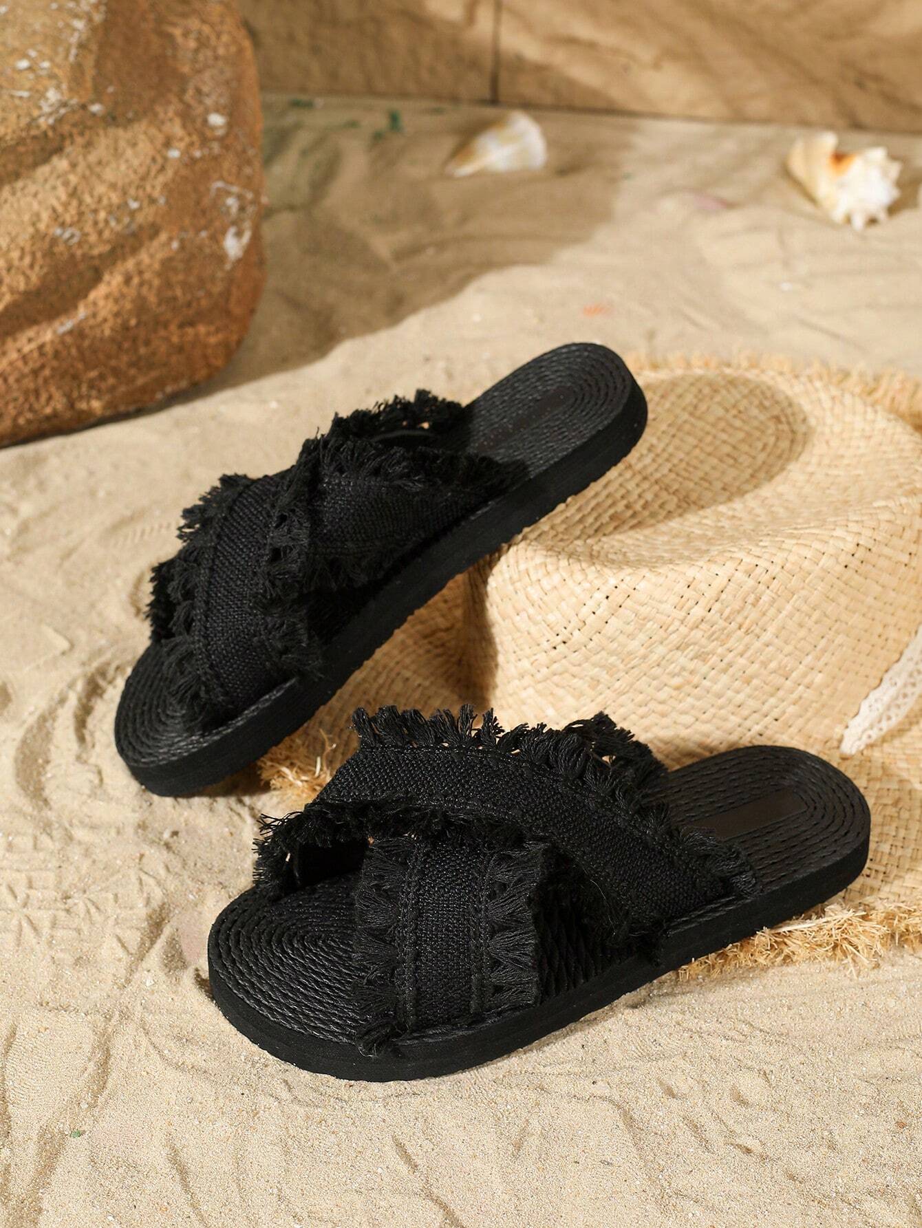 Elegant Tasseled Sandals for Modern Women