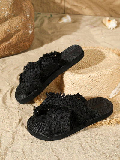 Elegant Tasseled Sandals for Modern Women