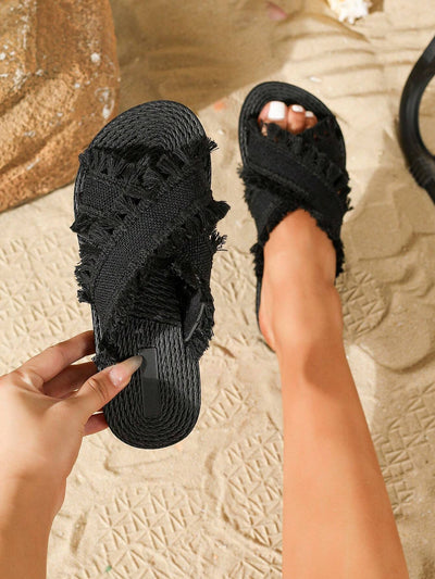 Elegant Tasseled Sandals for Modern Women
