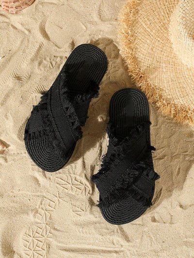 Elegant Tasseled Sandals for Modern Women
