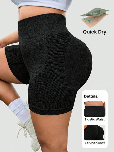 Plus Size Ultra High Waist Active Biker Shorts