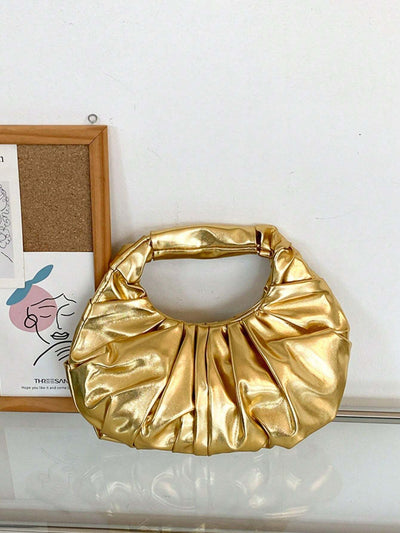Elegant Pleated Tote Bag - Stylish and Functional Handbag