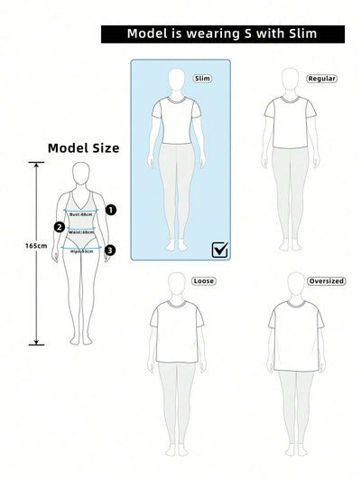 Money Print Minimalist Round Neck Tee for Women