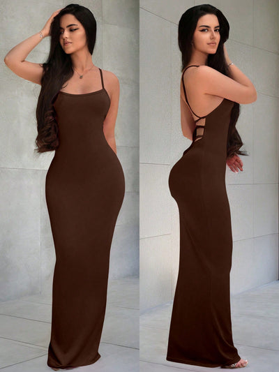 Sublime Black Floral Lace Maxi Dress