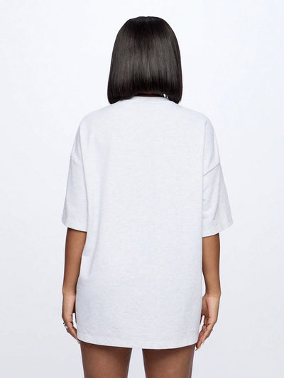 Chic Oversized Graphic Tee for Women