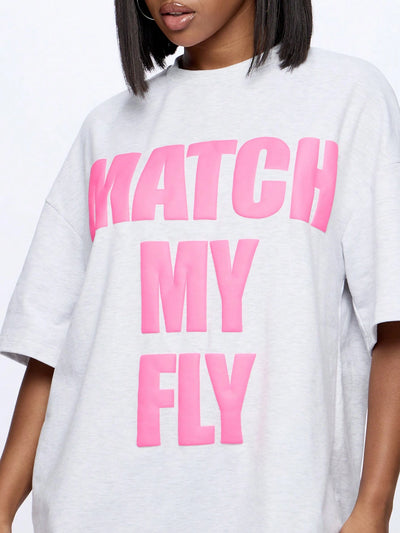Chic Oversized Graphic Tee for Women