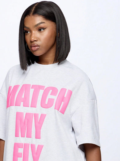 Chic Oversized Graphic Tee for Women