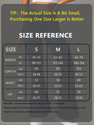 High Rise Flare Yoga Pants with Butt Lift