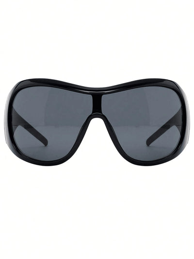 Retro Y2K Large Frame Fashion Glasses - Statement Accessory
