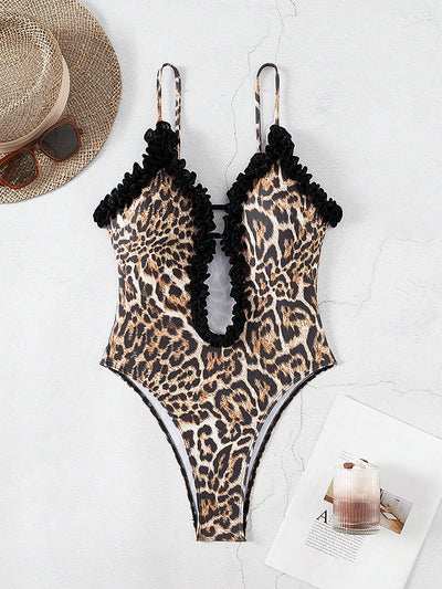 Leopard Print Allure One-Piece Swimsuit