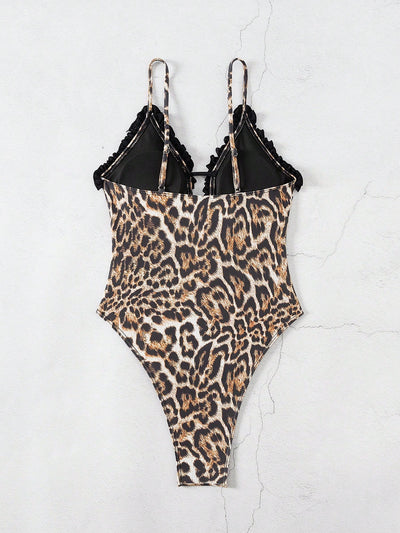 Leopard Print Allure One-Piece Swimsuit