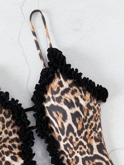 Leopard Print Allure One-Piece Swimsuit