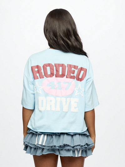 Retro Rodeo Drive Oversized Graphic Tee