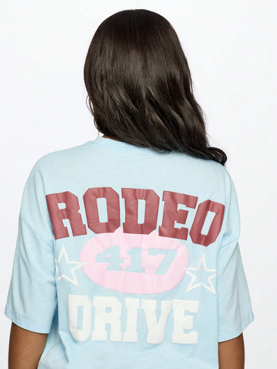 Retro Rodeo Drive Oversized Graphic Tee