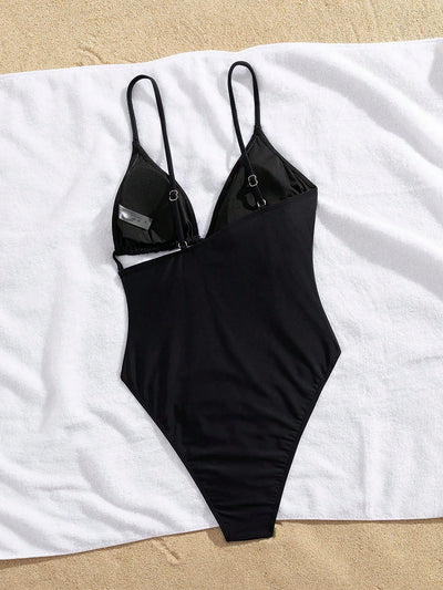 Elegant Asymmetric Starfish Swimsuit