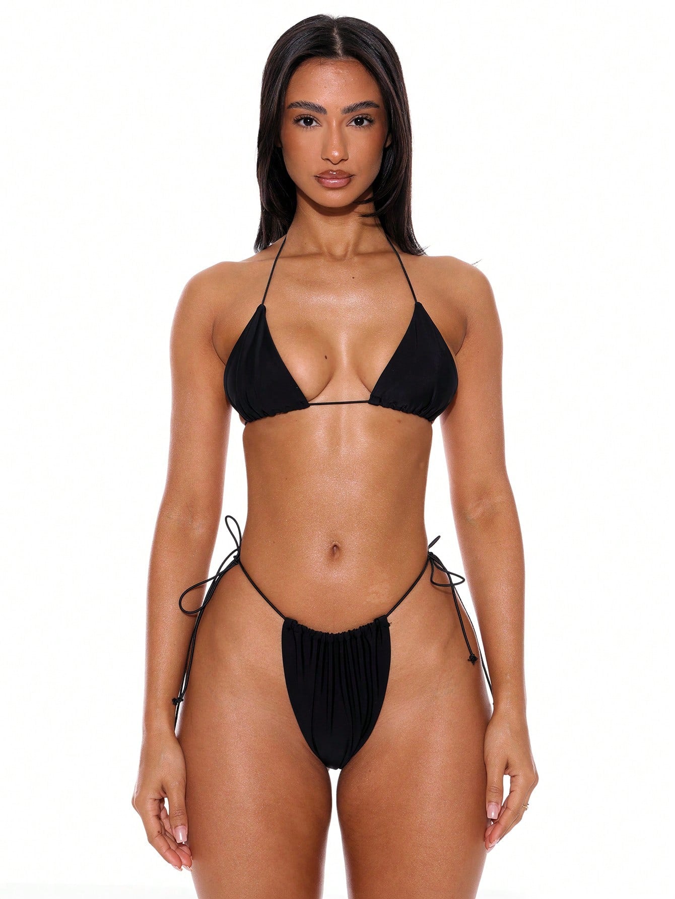Chic Tie Side Micro Mini Bikini Bottom