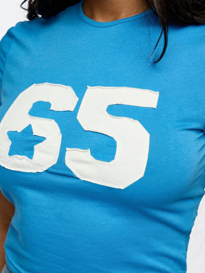 Retro Varsity Sport Crop Top - Stylish & Comfortable
