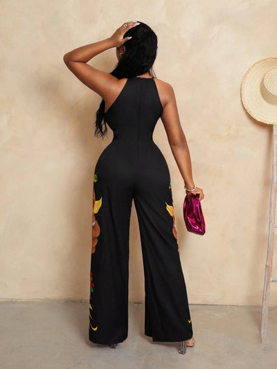 Vibrant Floral Summer Jumpsuit for Effortless Style