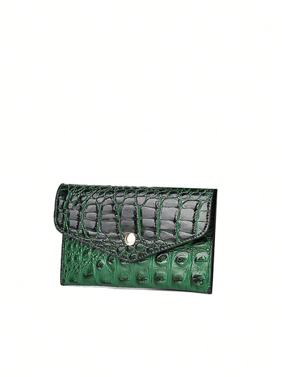 Luxurious Crocodile Embossed Handbag Set