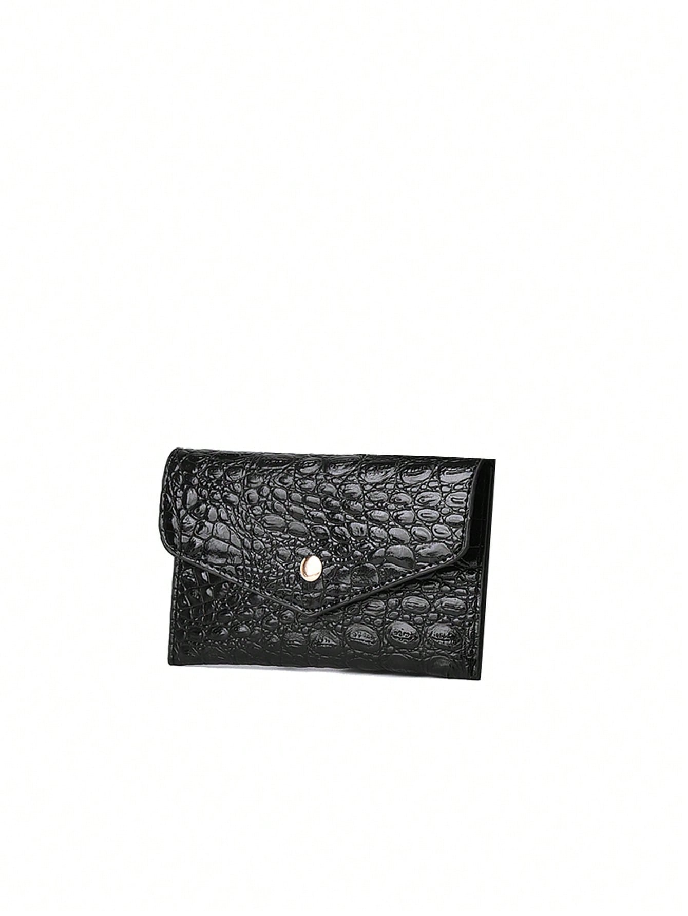 Luxurious Crocodile Embossed Handbag Set