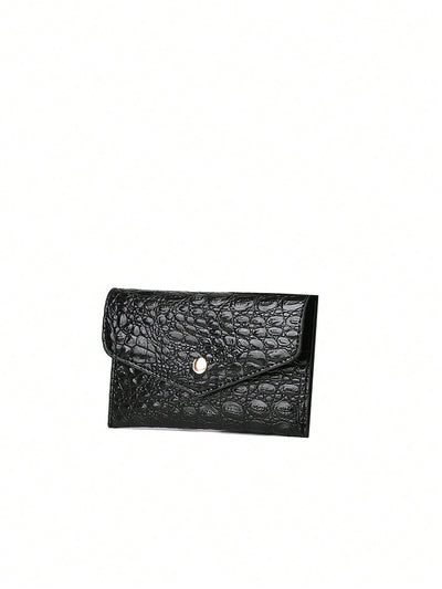 Luxurious Crocodile Embossed Handbag Set