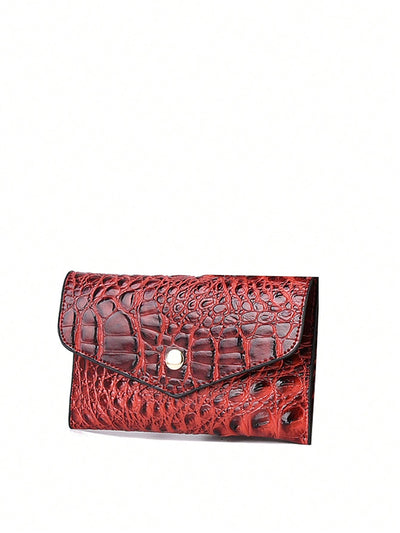 Luxurious Crocodile Embossed Handbag Set