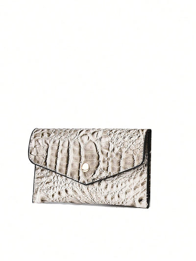 Luxurious Crocodile Embossed Handbag Set