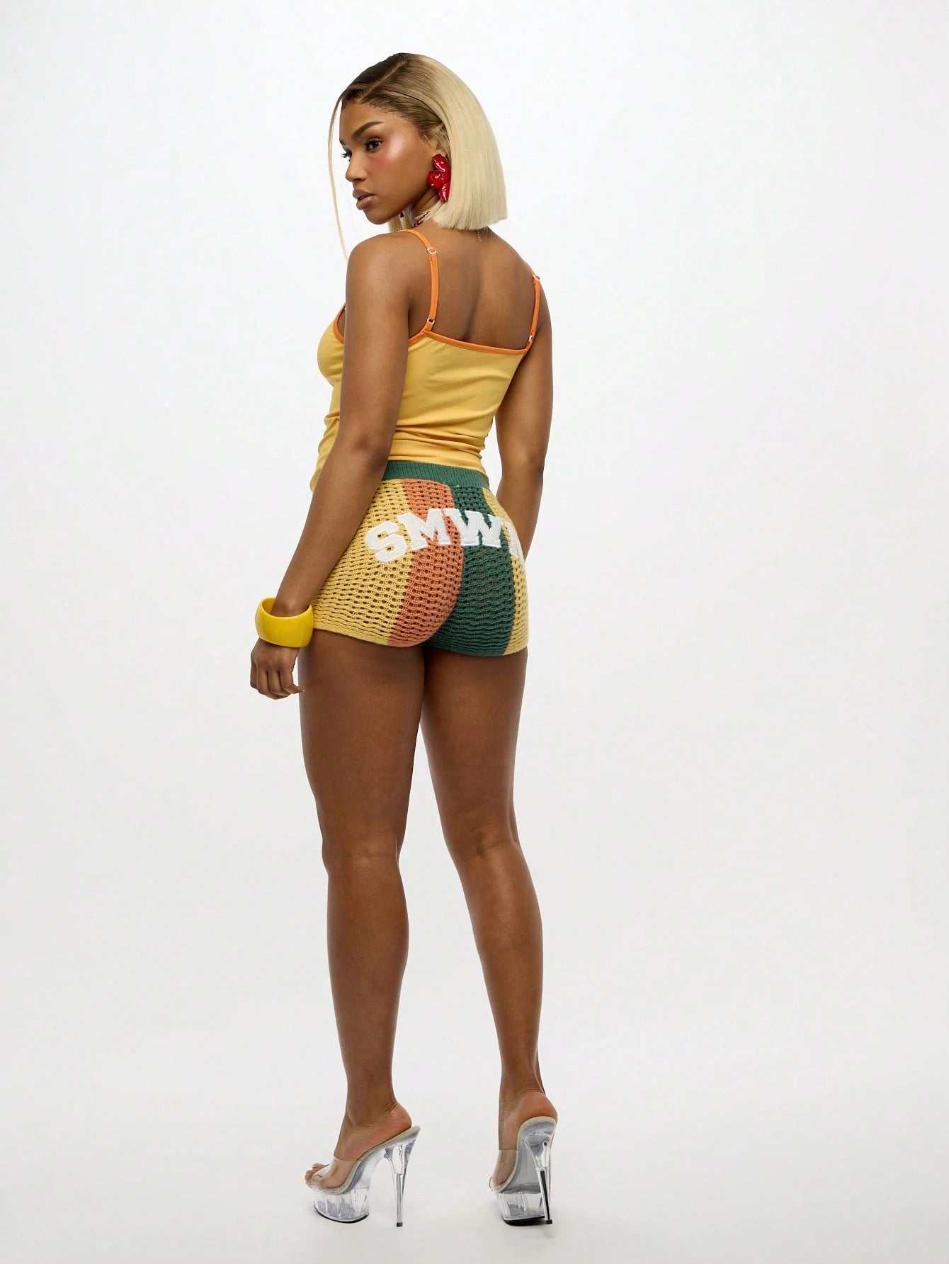 Retro Crochet Beach Shorts for Summer Adventures