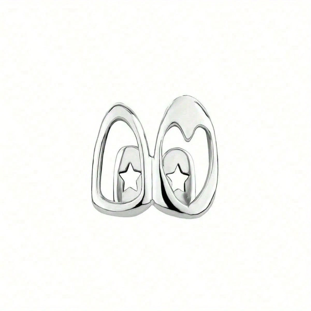 Hollow Gold Dual Teeth Festival Jewelry