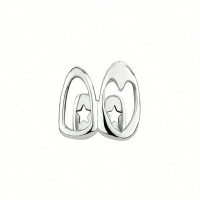 Hollow Gold Dual Teeth Festival Jewelry
