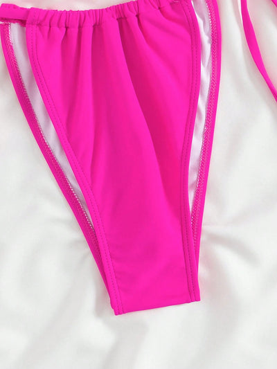 Stunning Avant-Garde 3D Flower Bikini Set