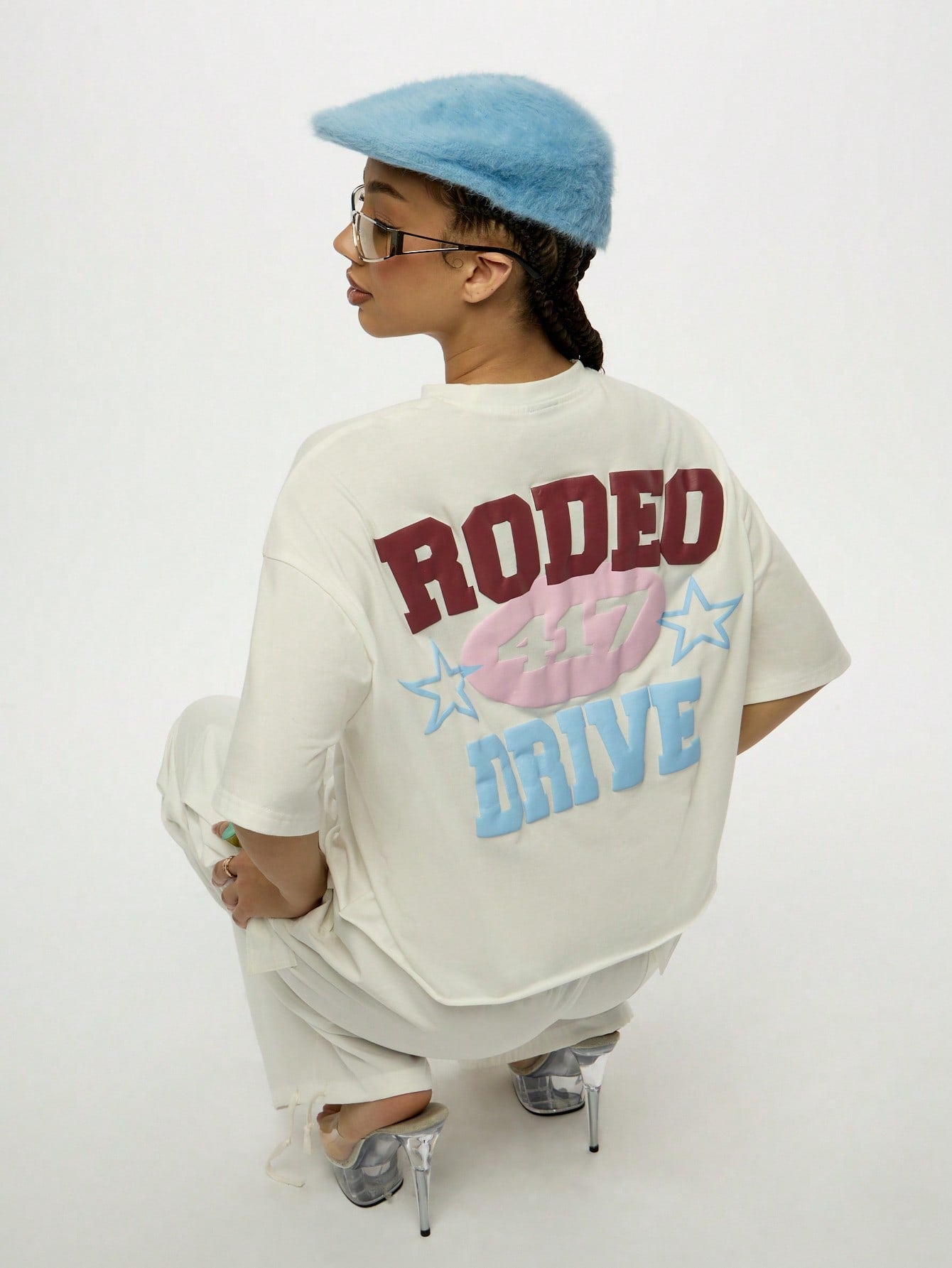 Retro Rodeo Drive Oversized Graphic Tee