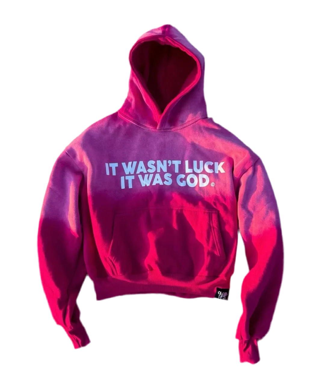 Vintage God Letter Oversized Hoodie for Urban Trendsetters