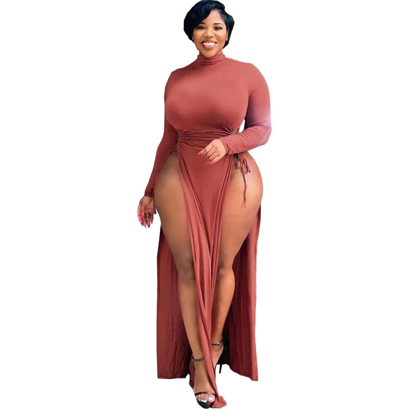 Chic Plus Size Bodycon Dress for Confident Women.