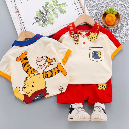 2025 Toddler Mickey Mouse Polo T-Shirt & Shorts Set