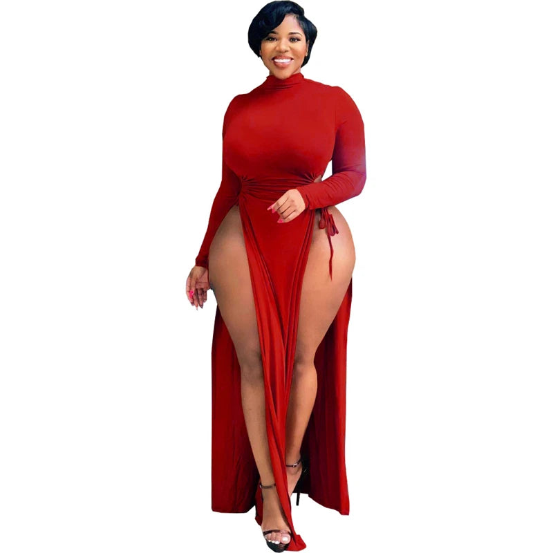 Chic Plus Size Bodycon Dress for Confident Women.