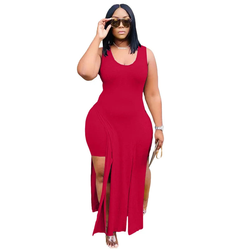 Chic Plus-Size Women's Two Piece Set: Stylish & Comfortable.