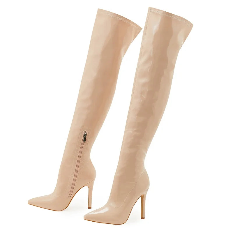 Over-the-Knee Stiletto High Heels for Women.