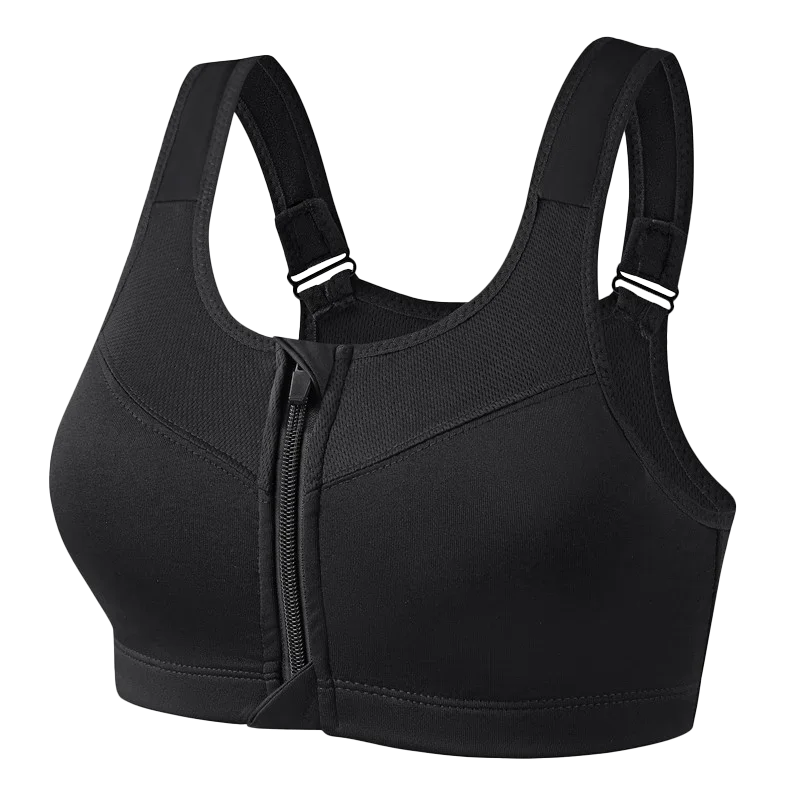 Chic Shock-Absorbing Yoga Fitness Bra.