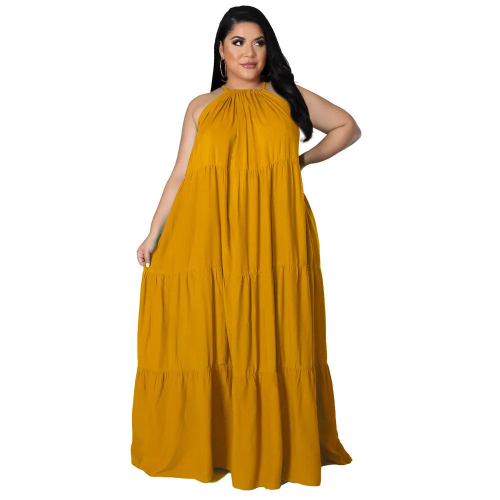 Plus Size Women's Elegant Summer Dress.