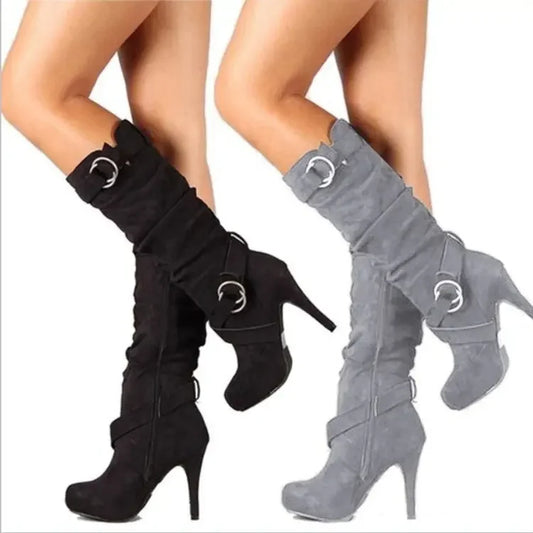 2025 Women's Sleek Knee High Fashion Boots.