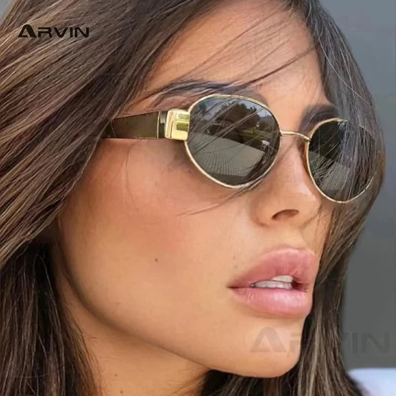 Fashion Oval Sunglasses for Women & Men.