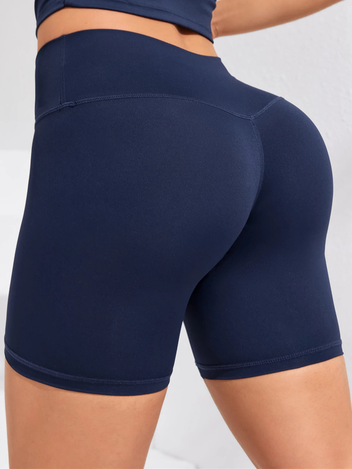 Trendy High Waist Fitness Shorts for Women