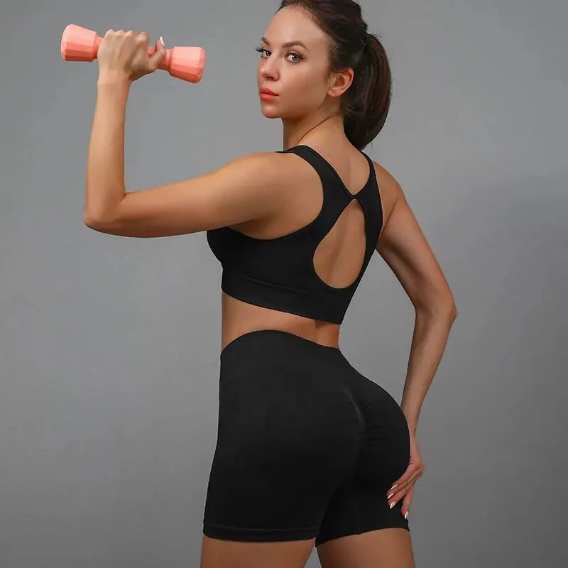 High Waist Butt Lifting Yoga Shorts.